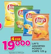 Lay's Assorted Potato Chips-4x125g