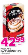 Nescafe Cappuccino-10's Pack