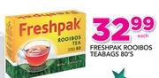 Freshpak Rooibos Teabags-80's Pack