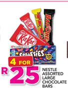Nestle Assorted Large Chocolate Bars-For 4
