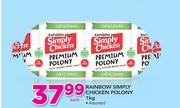 Rainbow Simply Chicken Polony-1kg