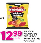 Beacon Maynards Pre-Pack Sweets-125g