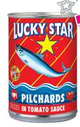 Lucky Star Pilchards In Tomato Or Hot Chilli Sauce-400g Each