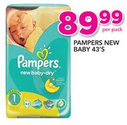 Pampers New Baby-43's Per Pack