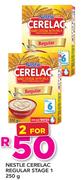 Nestle Cerelac Regular Stage 1-2x250g
