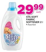 Sta-Soft Fabric Softener Assorted-2Ltr