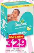 Pampers Active Baby Mega Mox-Per Pack