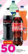 Coca-Cola, Fanta, Sprite Or Stoney-4x2Ltr