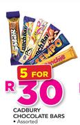 Cadbury Chocolate Bars-For 5