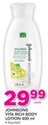 Johnsons Vita Rich Body Lotion Assorted-400ml