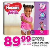 Huggies Boys Or Girls Pants-Per Pack