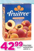 Fruitree Assorted Juice-5Ltr