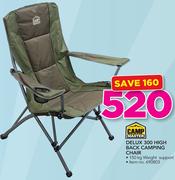 Camp Master Delux 300 High Back Camping Chair
