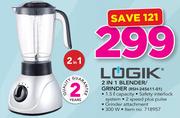 Logik 2 In 1 Blender/Grinder RSH-245611-01