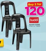 Buddi Black Chair-For 2