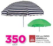 Out&About 200Cm Patio Umbrella-Each