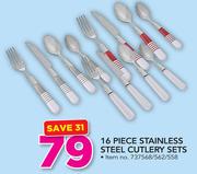 16 Piece Stainless Steel Cutlery Sets