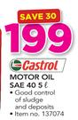 Castrol Motor Oil SAE40-5Ltr