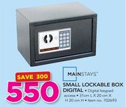 Mainstays Small Lockable Box Digital