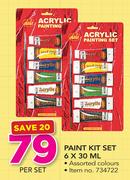 Dala Paint Kit Set-6 x 30ml Per Set