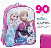 Frozen Anna And Elsa Backpack SM15-118-Each