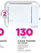Logik 2 Slice Toaster LPT 200NW