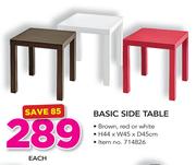Basic Side Table-Each