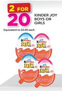 Kinder Joy Boys Or Girls-For 2
