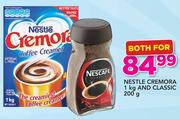 Nestle Cremora-1Kg And Classic-200g