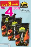 Campmaster Briquettes-3 x 5Kg