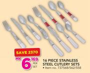 16 Piece Stainless Steel Cutlery Sets-Per Set