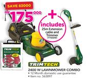 Trimtech 2400W Lawnmower Combo