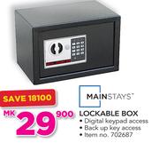 Mainstays Lockable Box