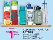 Assorted Hydration Bottles-Each