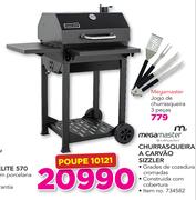 Mega Máster Churrasqueira A Carvão Sizzler