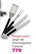 Mega Master Jogo De Churrasqueira 3 Pecas