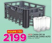 HCS Caixa de 24 copos de Cano Alto