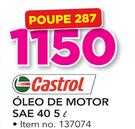 Castrol óleo de motor SAE 40 5Ltr