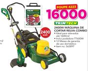 Trimtech 2400W maquina de cortar Relva combo