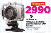 Volkano maquina de foto-grafar power cam action