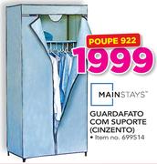 Mainstays Guardafato com Suporte Cinzento
