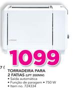  Logik torradeira para 2 fatias LPT 200NW