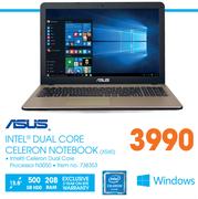 Asus Intel Dual Core Celeron Notebook X540-On My Gig 1