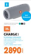 JBL Charge 3 Portable Speaker