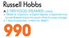 Russell Hobbs 3 Tier Food Steamer 