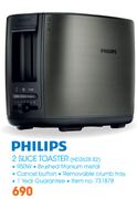 Philips 2 Slice Toaster HD2628 82