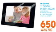 MI Vision 7" Digital Photo Frame