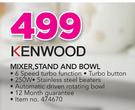 Kenwood Mixer Stand And Bowl