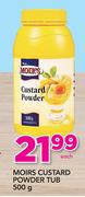 Moirs Custard Powder Tub-500g