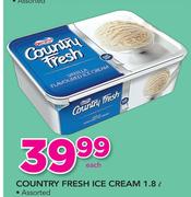 Country Fresh Ice Cream Assorted-1.8Ltr